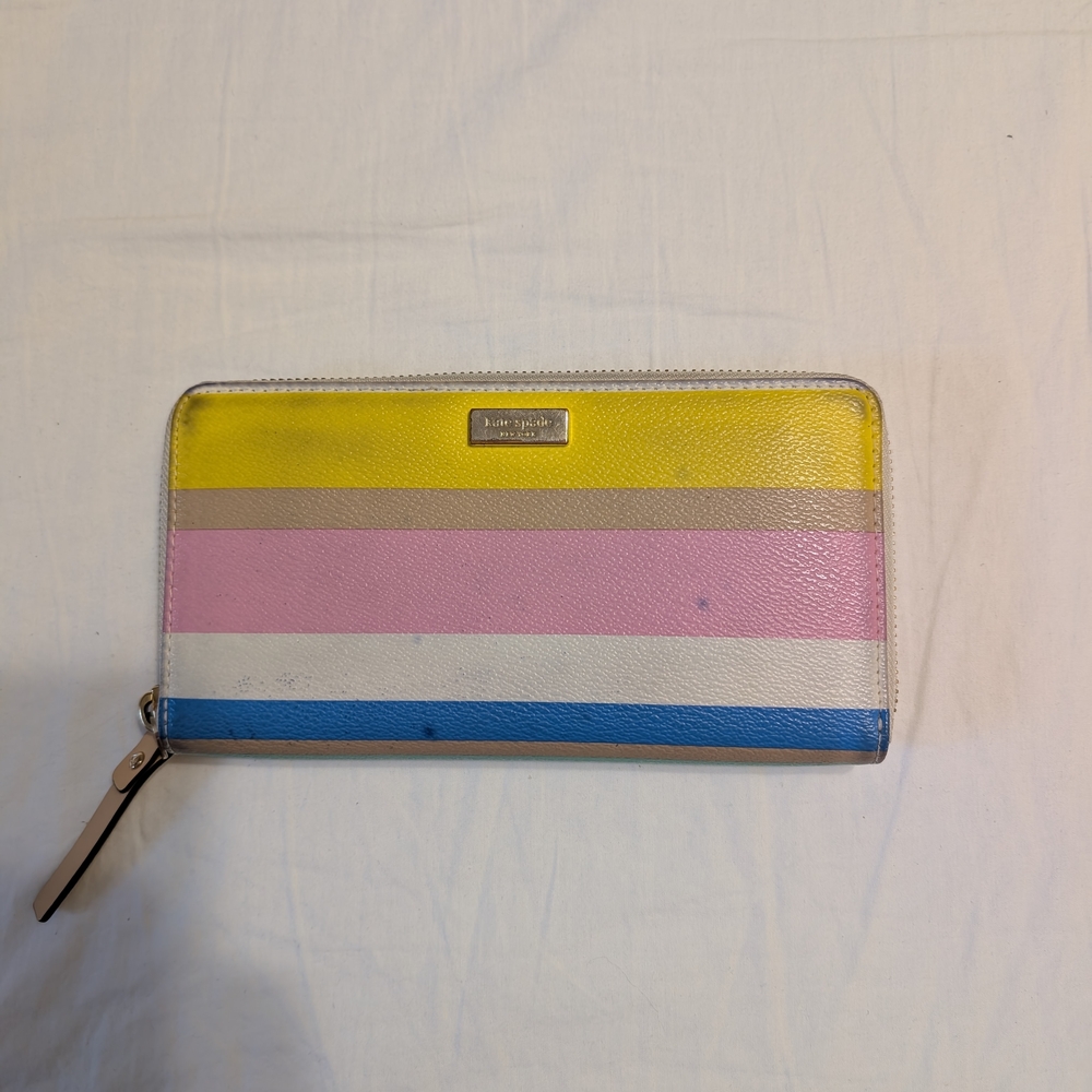 Colorful Striped Wallet